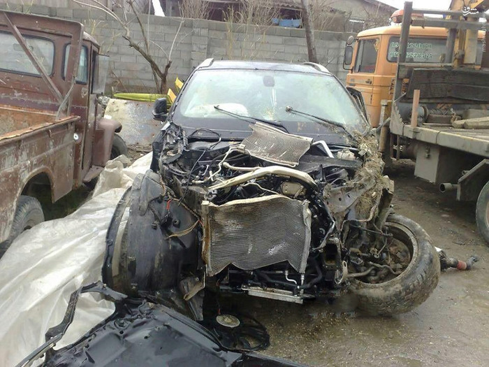عکس: تصادف شدید BMW X6 در ایران