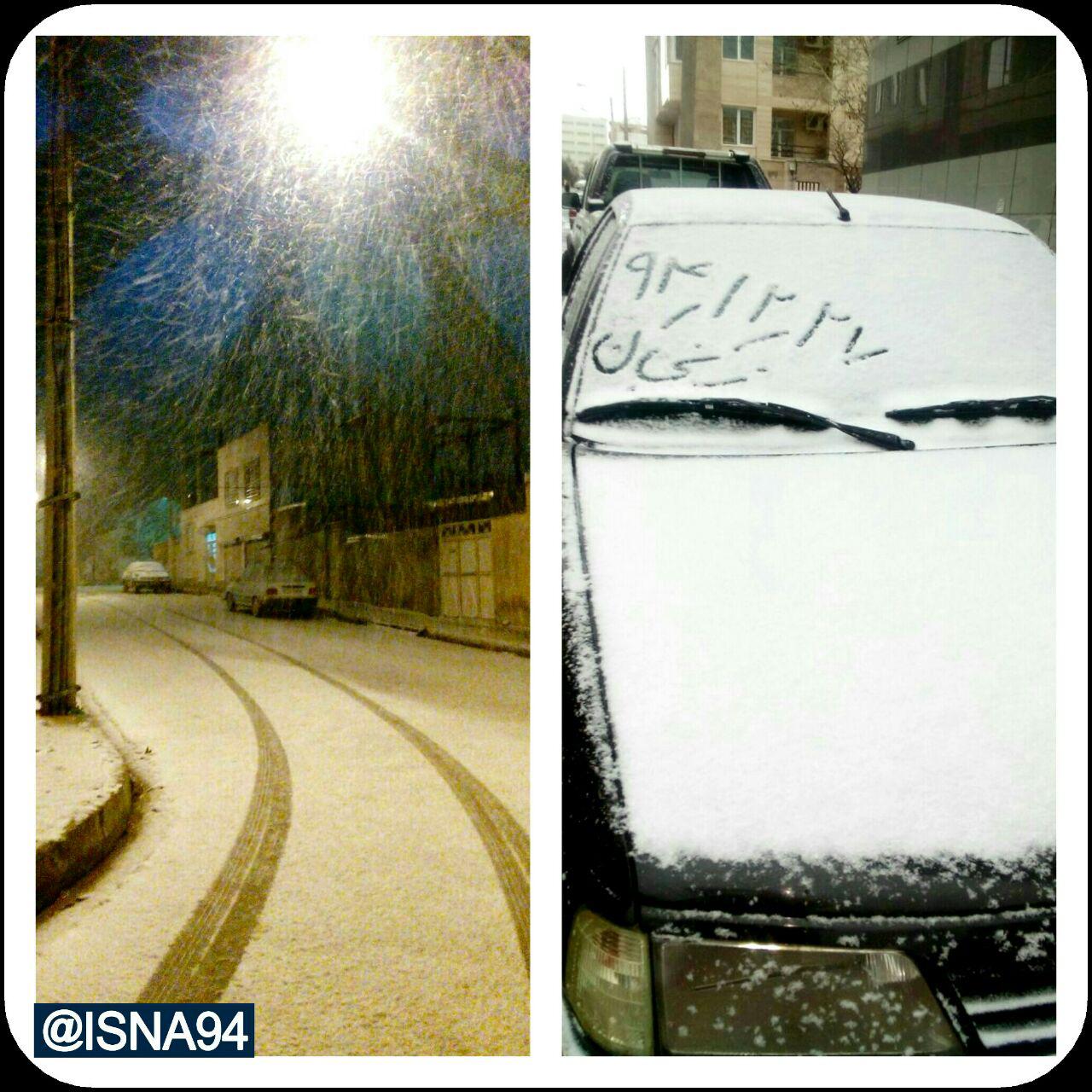عکس: برف در زنجان