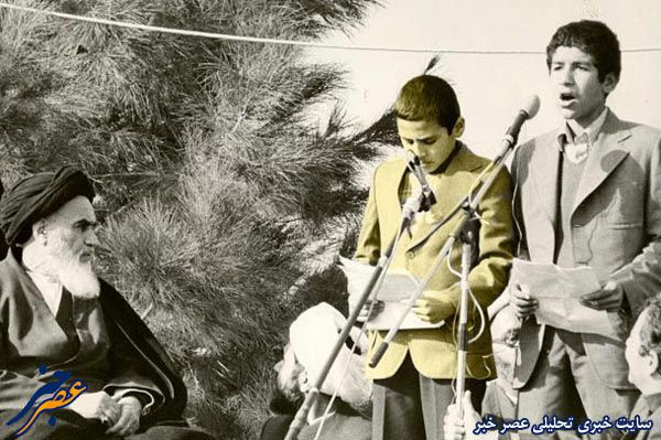 محمد اصفهانی در کنار امام (ره)+عکس