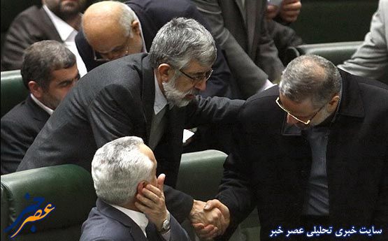 صوت: اظهارات احمدی نژاد و پاسخ لاریجانی