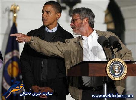 اوباما هم کاپشن احمدی‌نژادی پوشید+عکس