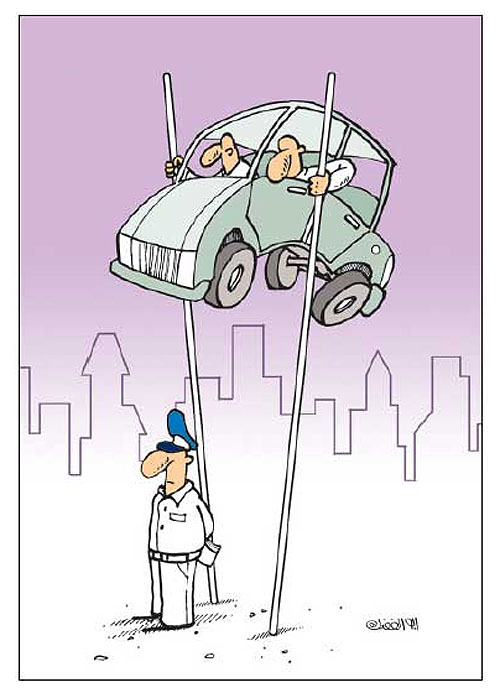 کاریکاتور:افزایش محدوده طرح ترافیک!