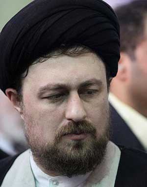 "حمایت احمدی نژاد از کاندیداتوری سید حسن خمینی"