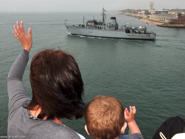 اعزام 2 ناو مین روب بریتانیا به خلیج فارس+عکس