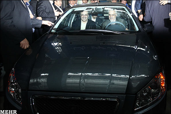 تصاوير افتتاح خطوط تولید خودرو رانا