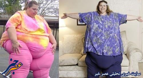 زندگی چاق ترین زن جهان !+ تصاویر