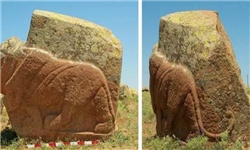 کشف مجسمه‌های باستانی ۵تنی+عکس