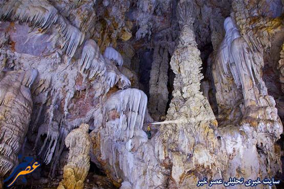 تصاویر شگفت انگیز از یک غار