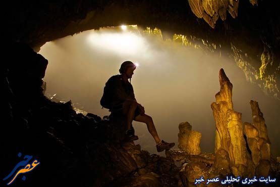 تصاویر شگفت انگیز از یک غار