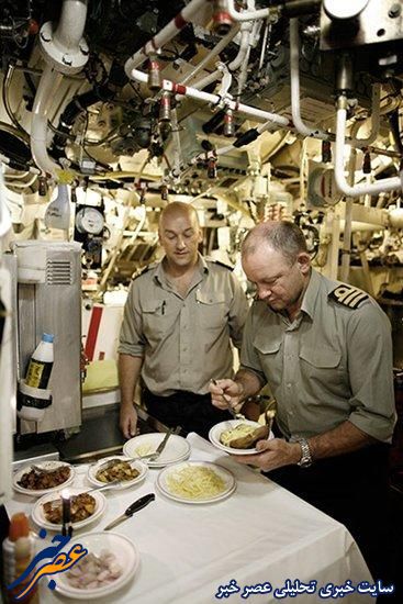 زندگی در زیردریایی اتمی +عکس