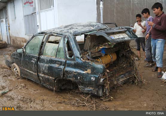 تصاویر: وقوع سیل مرگبار در بهشهر