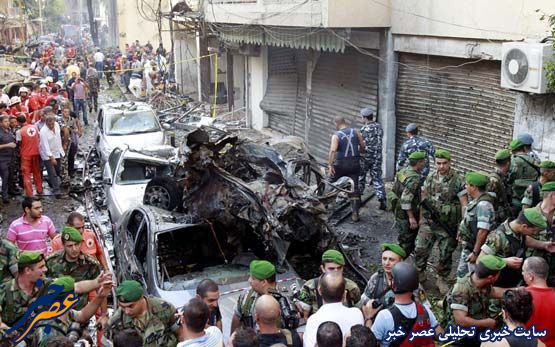 تصاویری از انفجار تروریستی در لبنان
