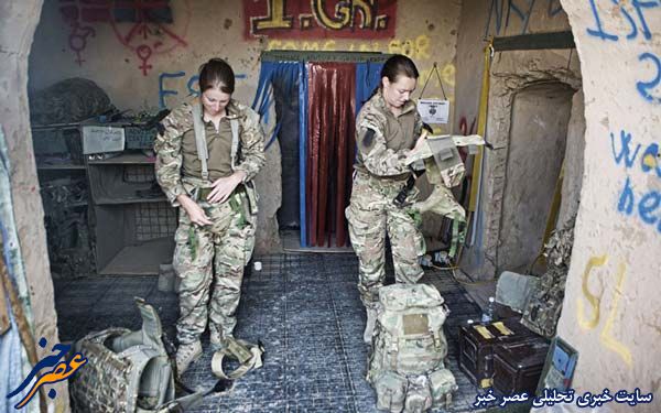 تصاویر خصوصی از زنان ارتش انگلیس