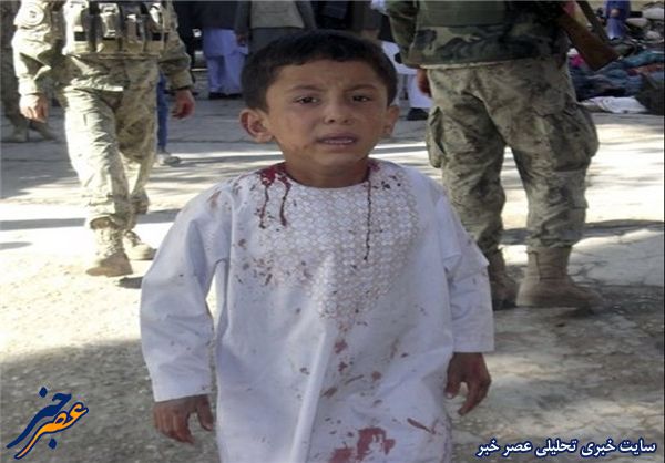 کودکی که عیدش، عزا شد+عکس