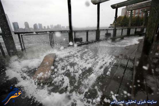 - طوفانی که نیویورک را تعطیل کرد+تصاویر
