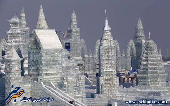 تصاویر جالب از جشنواره جهانی برف و یخ