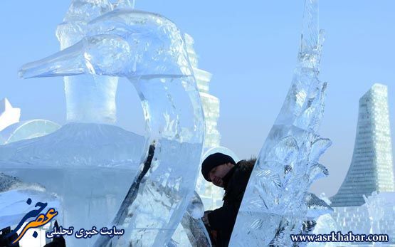 تصاویر جالب از جشنواره جهانی برف و یخ