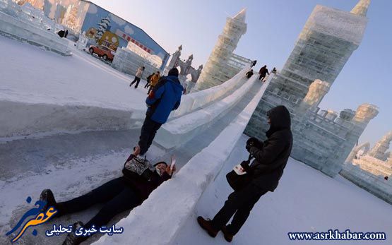 تصاویر جالب از جشنواره جهانی برف و یخ