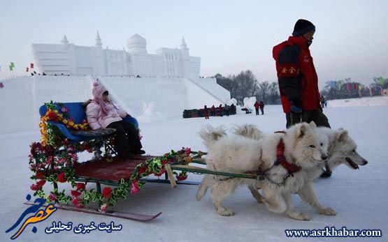 تصاویر جالب از جشنواره جهانی برف و یخ