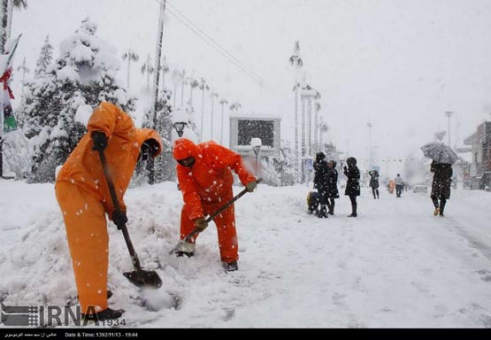 مازندران در محاصره برف (عکس)