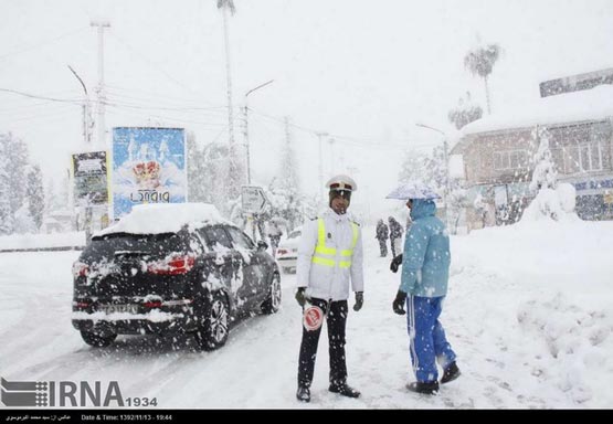 مازندران در محاصره برف (عکس)