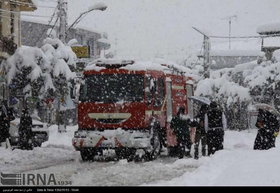 مازندران در محاصره برف (عکس)