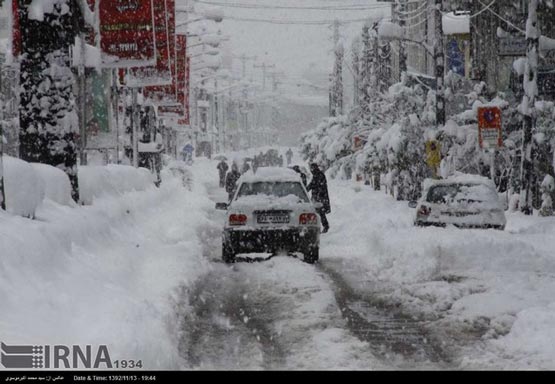 مازندران در محاصره برف (عکس)