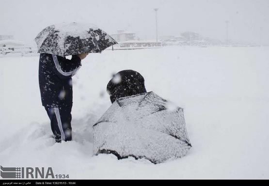 مازندران در محاصره برف (عکس)