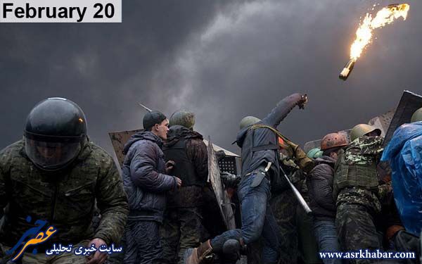 روزشمار تصویری از اتفاقات اوکراین