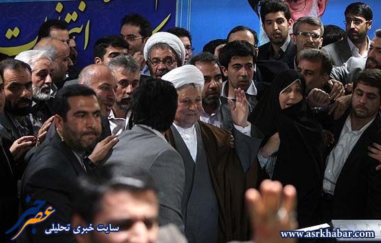 هاشمی ثبت نام کرد/مشایی با احمدی نژاد آمد+فیلم