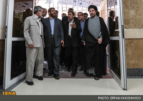 در مراسم وداع ضرغامی با احمدی‌نژاد چه گذشت؟