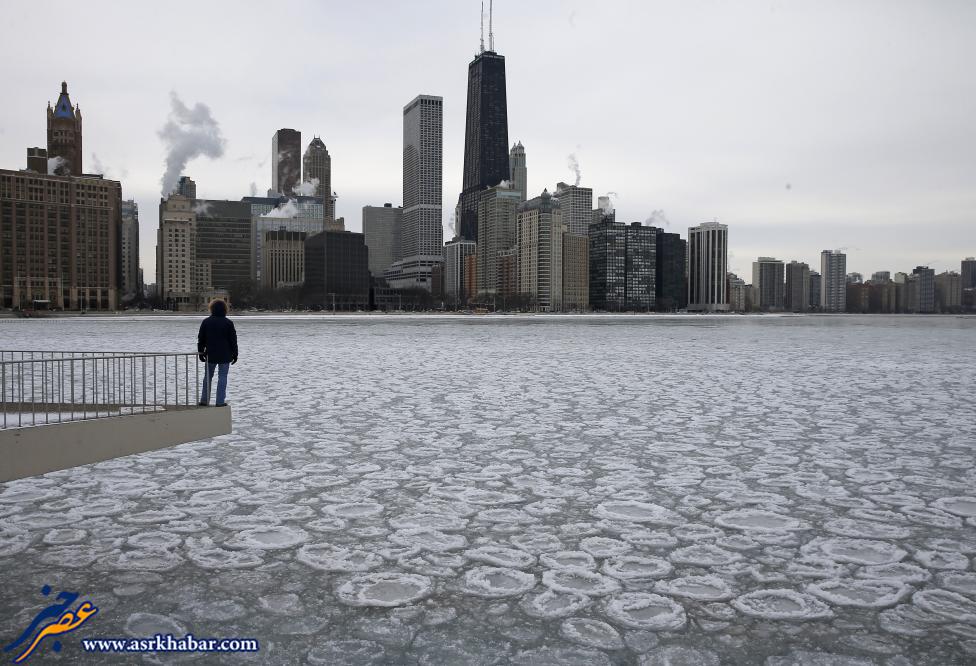 آمریکا یخ زد (عکس)