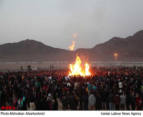آیین جشن سده زرتشتیان در یزد(عكس)
