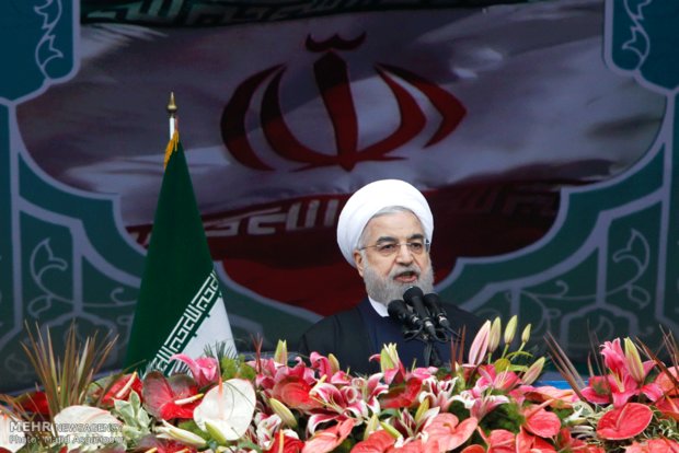 روحانی: فکر نکنید ملت ایران از فشار و تحریم ‎می ترسد