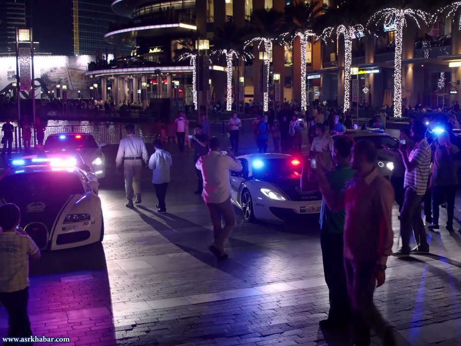 پلیس دبی و نمایش سریع و خشن