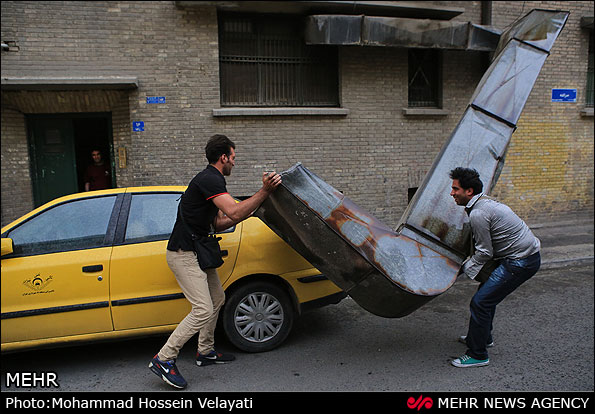 طوفان تهران را با خود برد/تصاویر