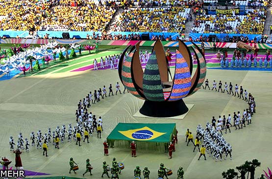 تصاویر افتتاحیه جام جهانی فوتبال برزیل