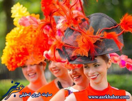 جشنواره عجیب ترین کلاه های زنانه(+تصاویر)