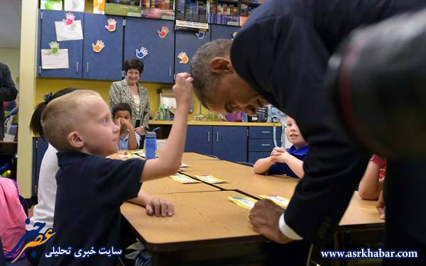 بازی با سر اوباما (عکس)