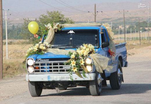ماشین عروس متفاوت در ایران + عکس
