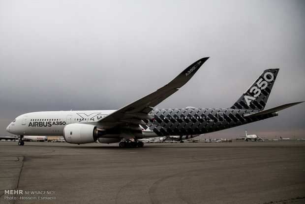 عکس: ورود مدرنترین هواپیمای ایرباس به تهران