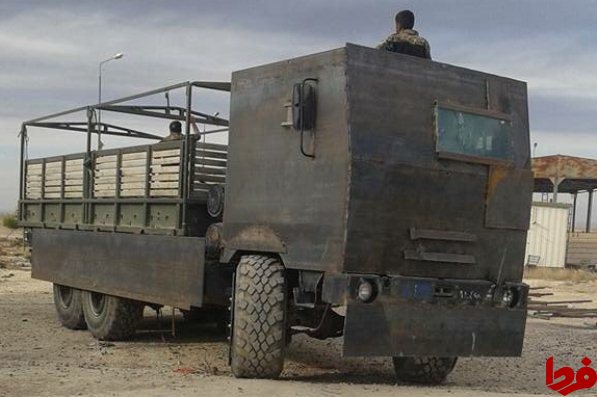 عکس: کامیون های زره پوش انتحاری داعش