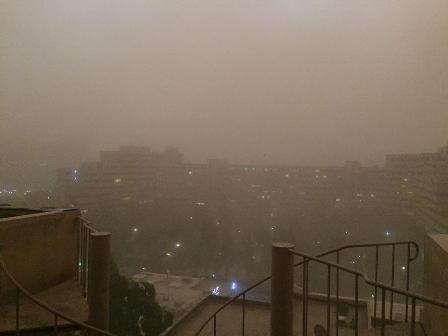 طوفان سياه در تهران (+عكس)