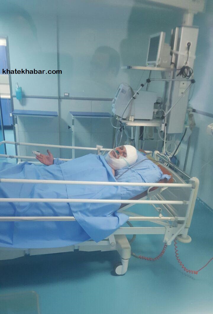 سردار طلایی در بیمارستان + عكس