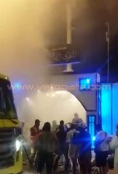 آتش‌سوزي گسترده در چادر حجاج مصري(+عكس)