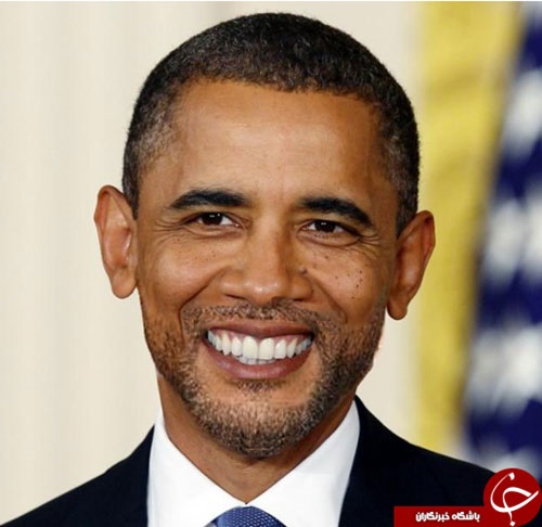 اوباما با ریش+عکس