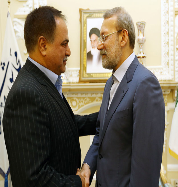 دیدار نوروزی مدیرعامل بانک ملت با رییس مجلس شورای اسلامی
