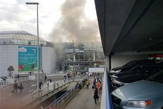 وقوع دو انفجار در فرودگاه بروکسل / چندین نفر زخمی شده اند