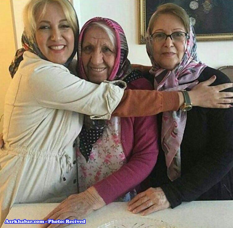 عکس خانوادگی جالب و دیدنی ار بازیگر مشهور ایرانی