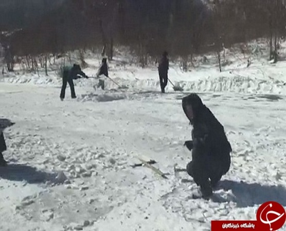 اقدام زشت رهبر کره شمالی در پیست اسکی (عکس)